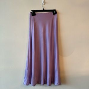 Lagence Lilac Silk Skirt (Small)